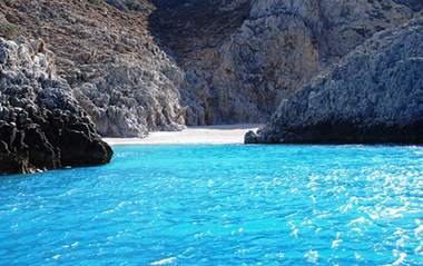 beaches of crete