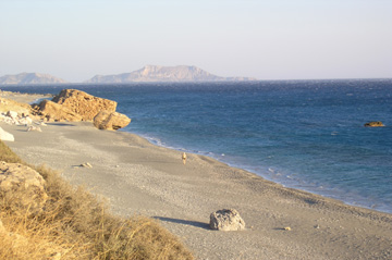 ligres beach in crete